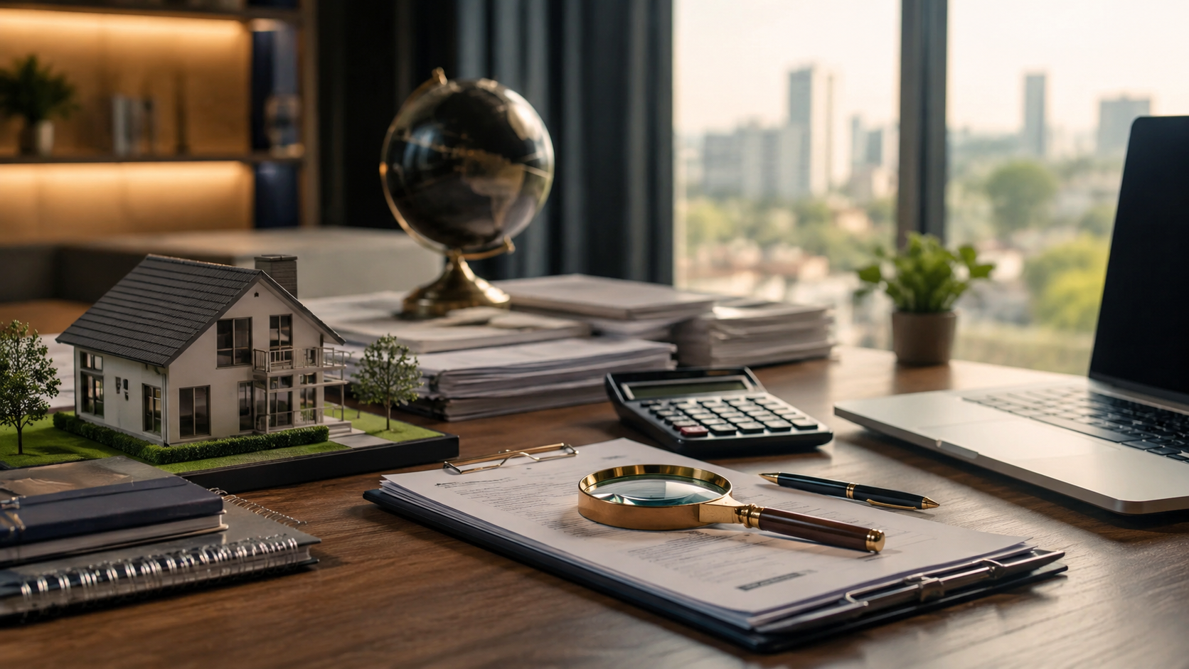 Property documents and due diligence review for a real estate purchase