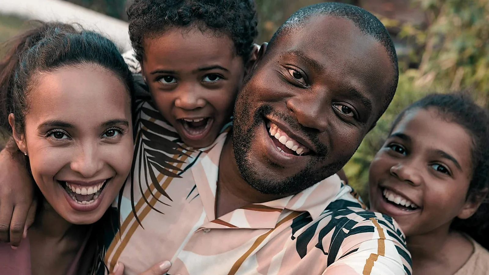 Family connection representing cultural roots and belonging across generations