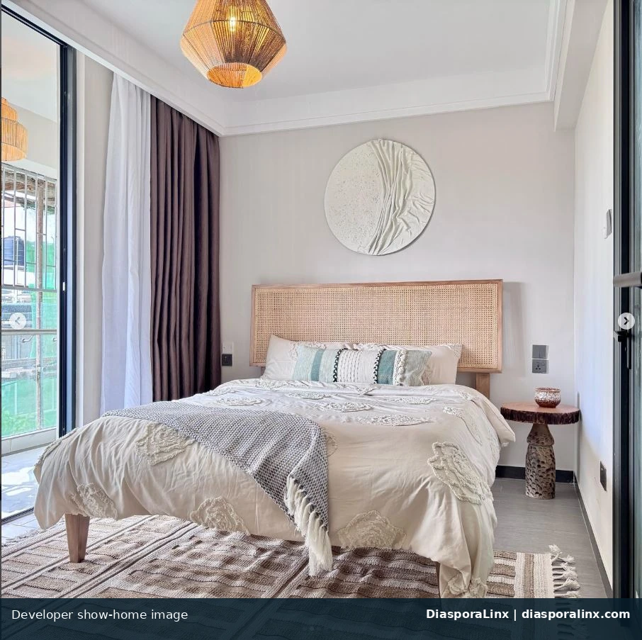 Developer show-home bedroom