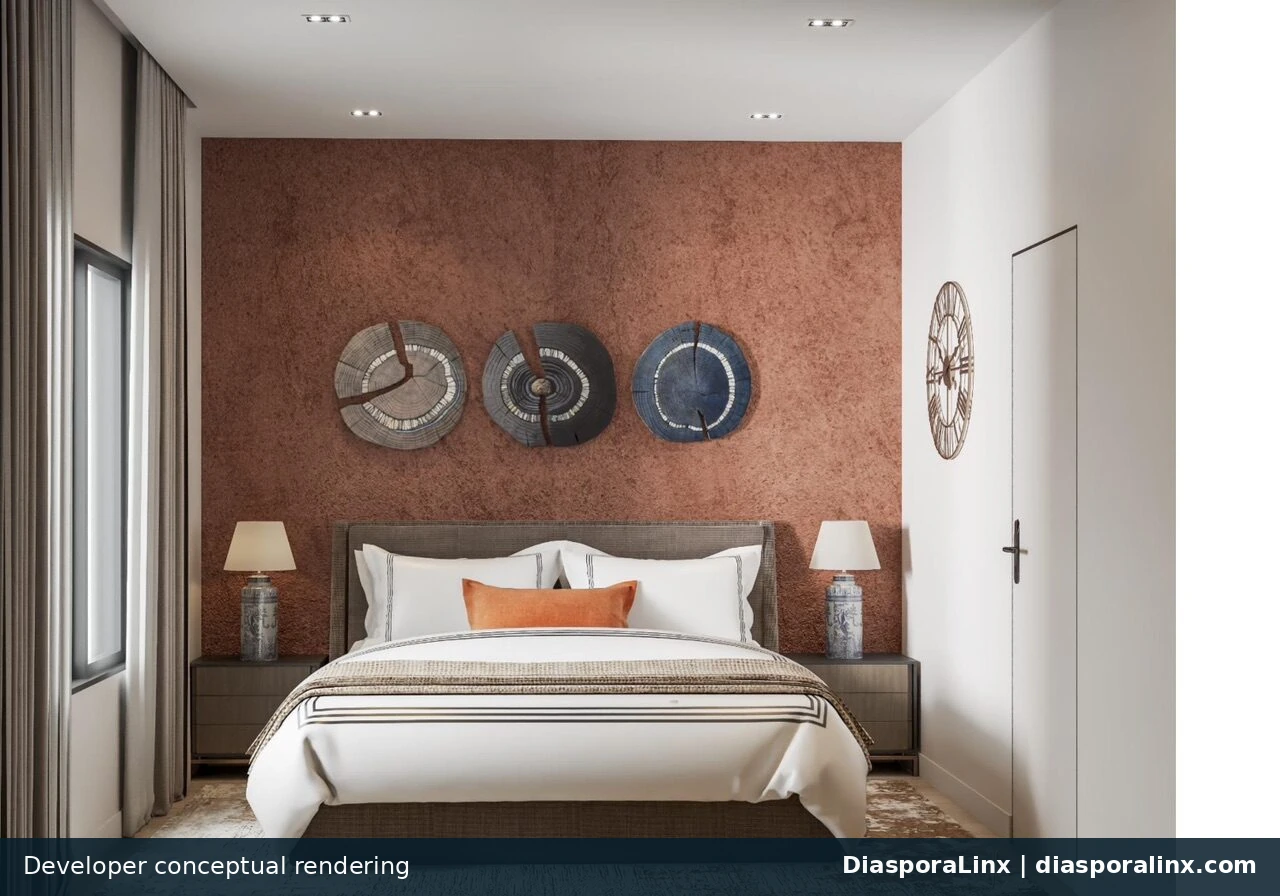 Primary-bedroom developer conceptual rendering