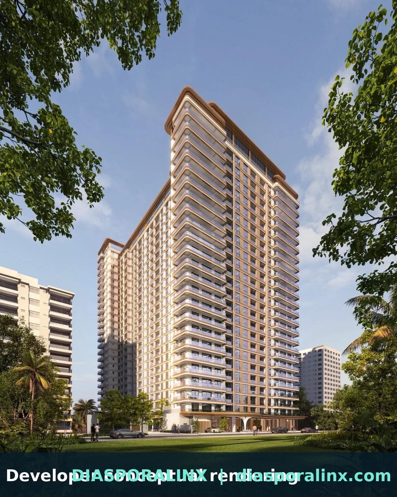 Exterior tower — developer conceptual rendering