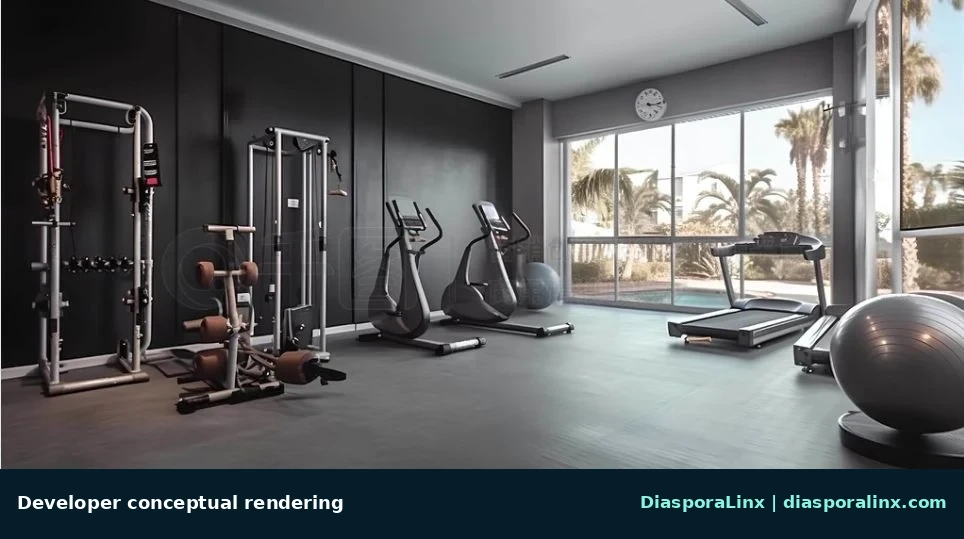 Fitness center concept for Versailles
